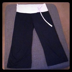 BMW soft lounge capris with drawstring